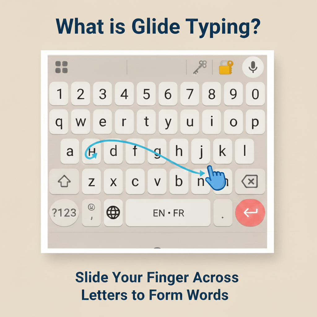 What is glide typing on Gboard